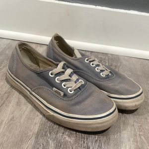 Blue classic canvas vans size 5.5